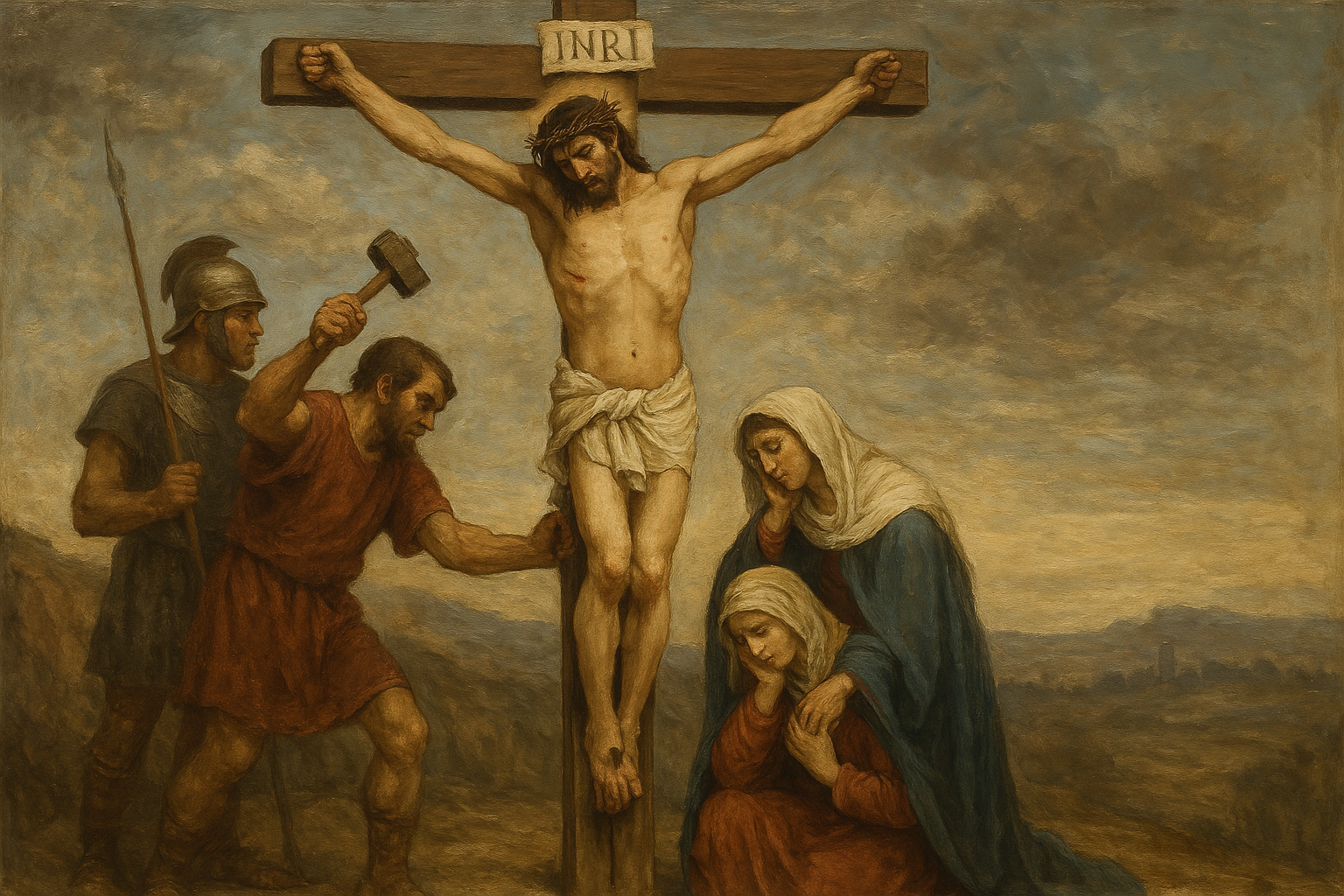Jesús es crucificado